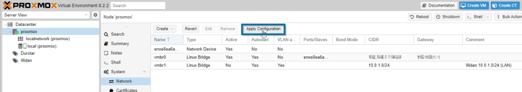 Configuring Proxmox 31