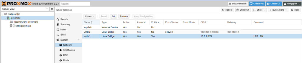 Configuring Proxmox 32