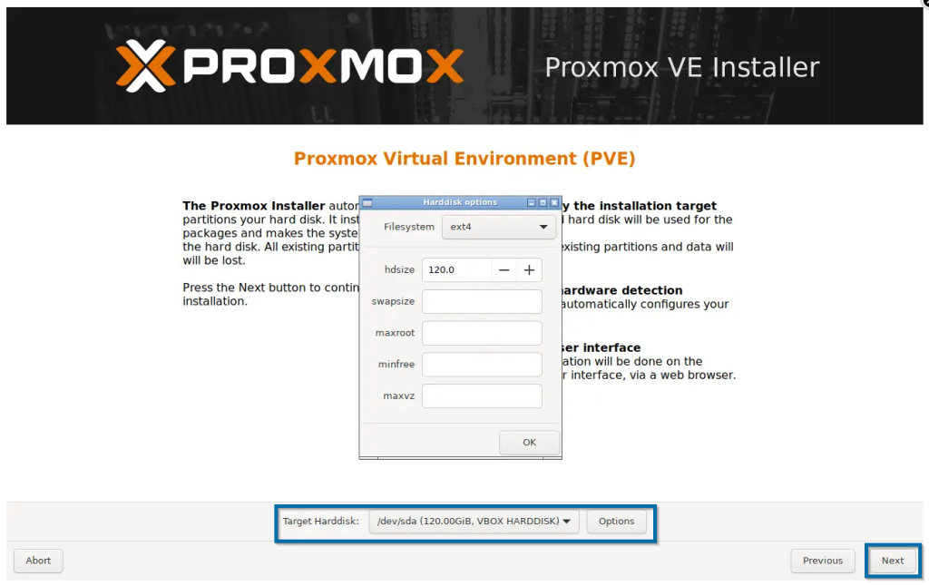 Installing Proxmox 16