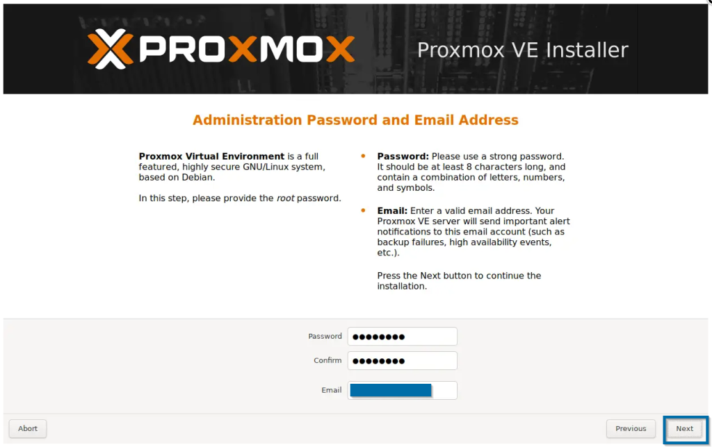 Installing Proxmox 18